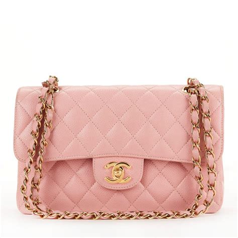 chanel classic flap caviar leather pink|Flap Bags .